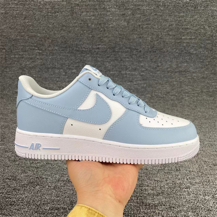 Women's Air Force 1 Blue/White Shoes Top 0268